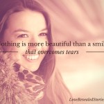 smile through tears beautiful quote