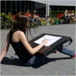 artwork_woman drawing in Poland_free pic